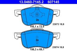 ATE Set Placute Frana, Frana Disc 13.0460-7145.2 Volvo S60 I/S80 I/V70 Ii