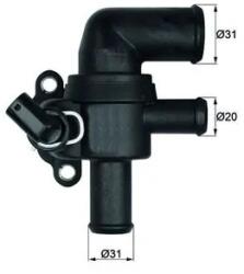 MAHLE Termostat, Lichid Racire Ti5390 Smart Cabrio/City-Coupe/Crossblade/Fortwo (TI5390)