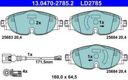 ATE Set Placute Frana, Frana Disc 13.0470-2785.2 Audi A3/A3 Allstreet/Q2/Q3/Tt Vw Up!