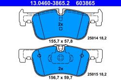 ATE Set Placute Frana, Frana Disc 13.0460-3865.2 Bmw 1/2
