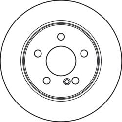 TRW Disc Frana Df4948 Mercedes-Benz C-Class/C-Class T-Model