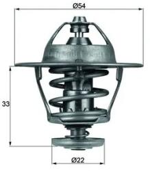 MAHLE Termostat, Lichid Racire Tx5385D Honda Civic Vii Mazda 323 S V Opel Astra F/Campo (TX5385D)