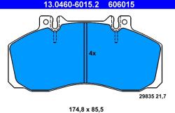 ATE Set Placute Frana, Frana Disc 13.0460-6015.2 Mercedes-Benz Sprinter 5-T/T2/Ln1 (13.0460-6015.2)
