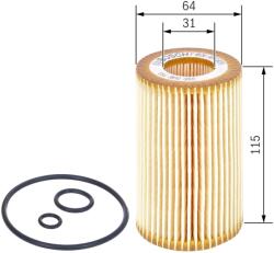 Bosch Filtru Ulei F026407070 Honda Accord Vii/Cr-V Ii/Fr-V (F026407070)