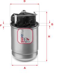 SOFIMA Filtru Combustibil S5517Gc Nissan Qashqai Ii/X-Trail Iii Renault Kadjar (S5517GC)