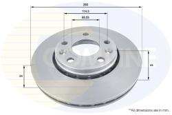 COMLINE Disc Frana Adc1585V Dacia Duster Nissan Juke/Terrano Renault Arkana I/Captur Ii