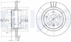 DELPHI Disc Frana Bg3530C Bmw 3