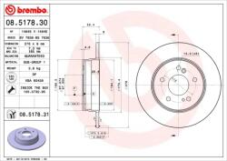 BREMBO Disc Frana 08.5178. 31 Chrysler Crossfire Mercedes-Benz 124/124 T-Model/C-Class (08.5178.31)