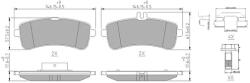 FERODO Set Placute Frana, Frana Disc Fdb5108 Mercedes-Benz Amg/Amg Gt/E-Class/S-Class/Sl