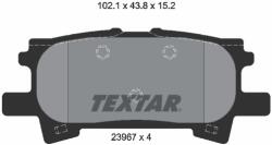 TEXTAR Set Placute Frana, Frana Disc 2396701 Lexus Rx Toyota Harrier/Highlander / Kluger (2396701)