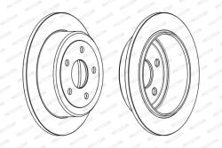 FERODO Disc Frana Ddf1958C Jeep Wrangler Iii/Wrangler Iv