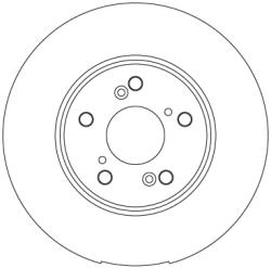 TRW Disc Frana Df6762S Honda Hr-V (DF6762S)