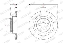 FERODO Disc Frana Ddf2965C Subaru Impreza/Legacy Iv
