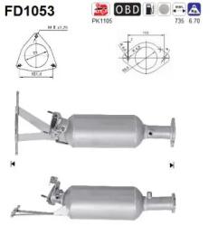 AS Filtru Funingine/Particule, Sist. De Esapament Fd1053 Volvo S60 I/V70 Ii (FD1053)