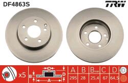 TRW Disc Frana Df4863S Mercedes-Benz C-Class/C-Class T-Model/E-Class/E-Class T-Model