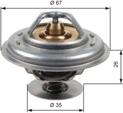 GATES Termostat, Lichid Racire Th13287G1 Audi 100 C2/100 C3/100 C4/200 C2/200 C3/80 B2