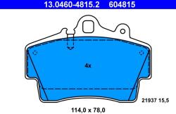ATE Set Placute Frana, Frana Disc 13.0460-4815.2 Porsche Boxster/Cayman (13.0460-4815.2)