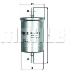 KNECHT Filtru Combustibil Kl165/1 Nissan Pick Up Smart Fortwo