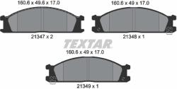 TEXTAR Set Placute Frana, Frana Disc 2134702 Ford Maverick Nissan Atlas Ii/Cabstar/Crew (2134702)