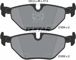 TEXTAR Set Placute Frana, Frana Disc 2193402 Alpina Roadster S Baic Senova D50 Bmw 3/Z1