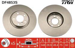 TRW Disc Frana Df4853S Bmw X5/X6
