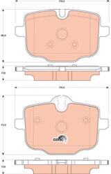 TRW Set Placute Frana, Frana Disc Gdb1869 Bmw 5/5 Touring/6/6 Gran/6 Gran Turismo/7/8 (GDB1869)