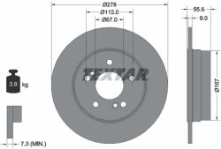 TEXTAR Disc Frana 92032703 Chrysler Crossfire Mercedes-Benz 124/124 T-Model/C-Class/Clk