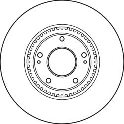 TRW Disc Frana Df4957S Hyundai Grandeur/Veloster/I30/I30 Kombi Kia Cee'D/Pro Cee'D