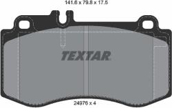 TEXTAR Set Placute Frana, Frana Disc 2497601 Mercedes-Benz Cls/Cls Shooting Brake
