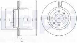 DELPHI Disc Frana Bg4295 Hyundai I10 I/I10 Ii/I10 Iii Kia Picanto I/Picanto Ii