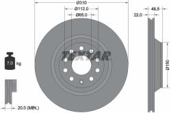 TEXTAR Disc Frana 92140703 Audi A3/A3 Allstreet/Q2/Q3/Tt Audi (Faw) A3/A3L/Q3 Seat Leon (92140703)