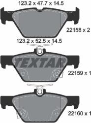 TEXTAR Set Placute Frana, Frana Disc 2215801 Subaru Forester/Impreza/Legacy Vi/Levorg/Xv (2215801)