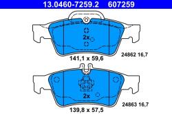 ATE Set Placute Frana, Frana Disc 13.0460-7259.2 Mercedes-Benz Cls/Cls Shooting Brake (13.0460-7259.2)