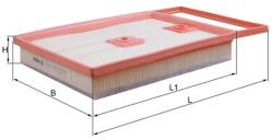 MAHLE Filtru Aer Lx4136 Audi A1 Seat Ibiza Iv/Toledo Iv Skoda Fabia Iii/Rapid Vw Polo