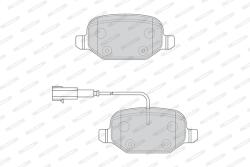 FERODO Set Placute Frana, Frana Disc Fdb4692 Alfa Romeo Mito Fiat Palio