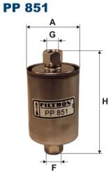 FILTRON Filtru Combustibil Pp851 Lada 110/111/112/Kalina/Kalina Ii/Nova/Samara