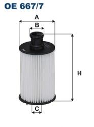 FILTRON Filtru Ulei Oe667/7 Jaguar F-Pace/F-Type/Xe/Xf I/Xf Ii/Xf Sportbrake/Xj/Xk Ii