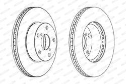 FERODO Disc Frana Ddf1216C Toyota Rav 4 Ii