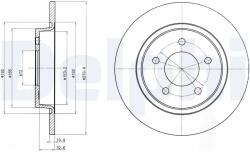 DELPHI Disc Frana Bg3930 Mazda 3/5