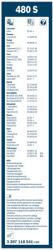 Bosch Lamela Stergator 3397118541 Bmw Z3 Chevrolet Lanos/Omega/Vectra Daewoo Lanos