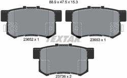 TEXTAR Set Placute Frana, Frana Disc 2365201 Acura Rdx/Tl Great Wall Hover H6 Honda Fr-V (2365201)