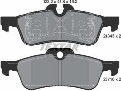 TEXTAR Set Placute Frana, Frana Disc 2404301 Mini Mini