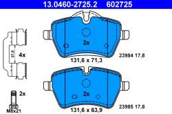 ATE Set Placute Frana, Frana Disc 13.0460-2725.2 Mini Mini/Mini Clubman/Mini Paceman (13.0460-2725.2)