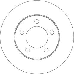 TRW Disc Frana Df2816S Nissan Nv400 Opel Movano B Renault Master Iii