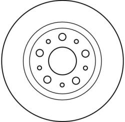 TRW Disc Frana Df2762 Alfa Romeo 166 Gac Trumpchi Ga5/Trumpchi Gs5 Lancia Kappa