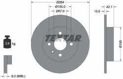 TEXTAR Disc Frana 92124703 Chevrolet Combo/Meriva Holden Combo Opel Combo/Corsa C