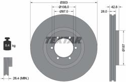 TEXTAR Disc Frana 92180003 Hyundai Terracan Hyundai (Huatai) Terracan