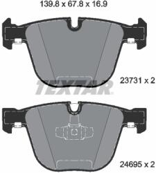 TEXTAR Set Placute Frana, Frana Disc 2373101 Alpina B7 Bmw 5 Gran Turismo/7