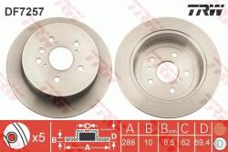 TRW Disc Frana Df7257 Lexus Rx Toyota Harrier/Highlander / Kluger