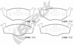 BRECK Set Placute Frana, Frana Disc 218661070200 Seat Arosa Skoda Fabia I/Fabia Ii (218661070200)